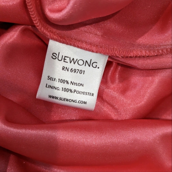 Sue Wong Lace Floral Dress 6 - Picture 6 of 6